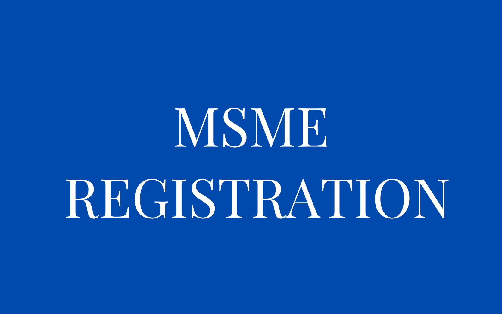 MSME Registration