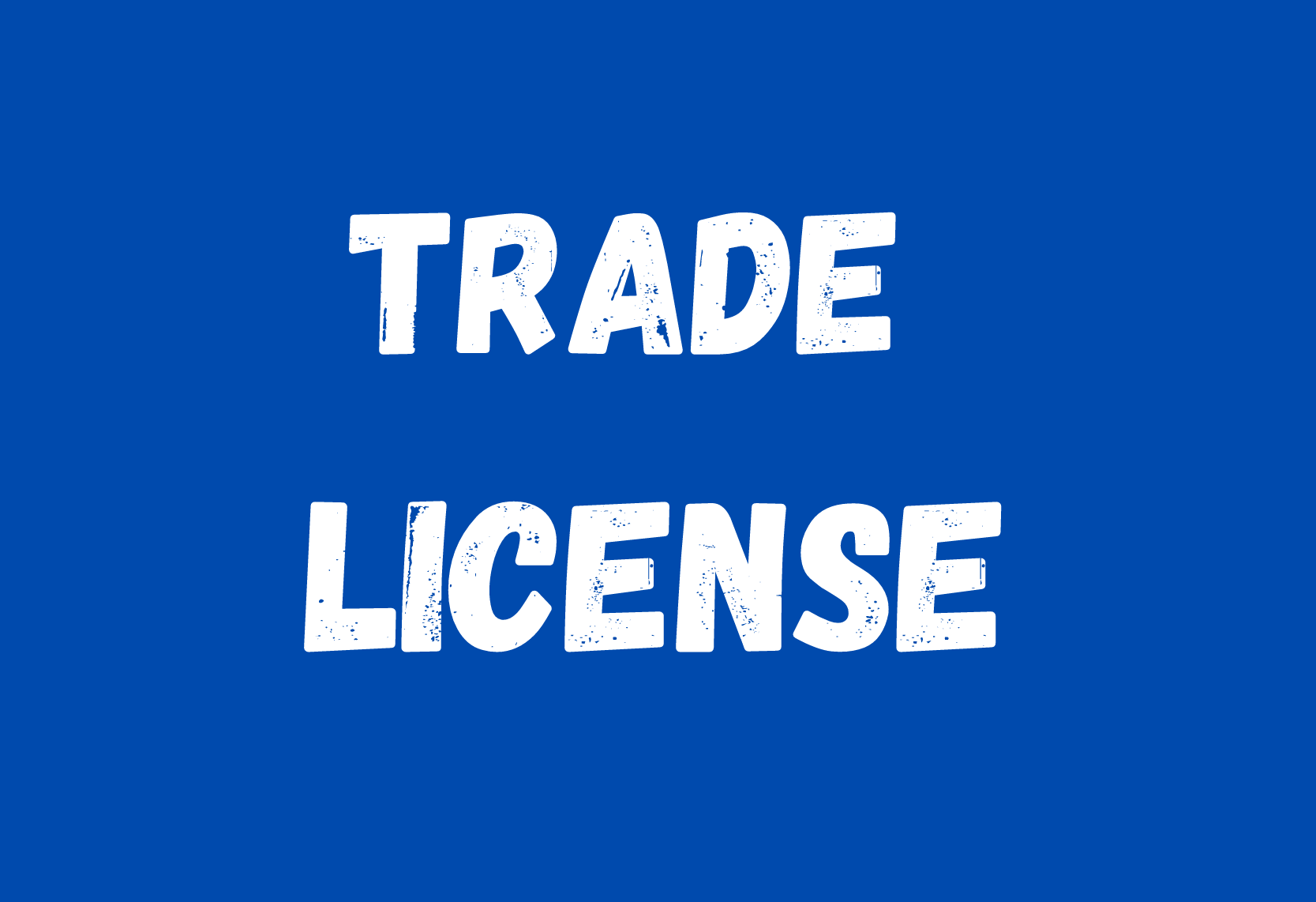 Trade License